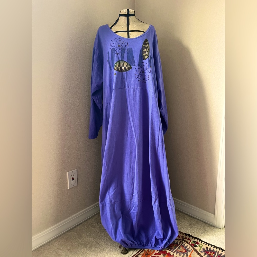 Blue Fish periwinkle bubble gown